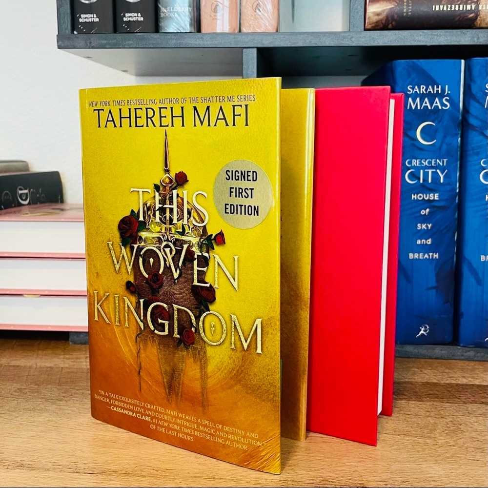 Exclusive SIGNED FIRST EDITION This Woven Kingdom by Tahereh Mari